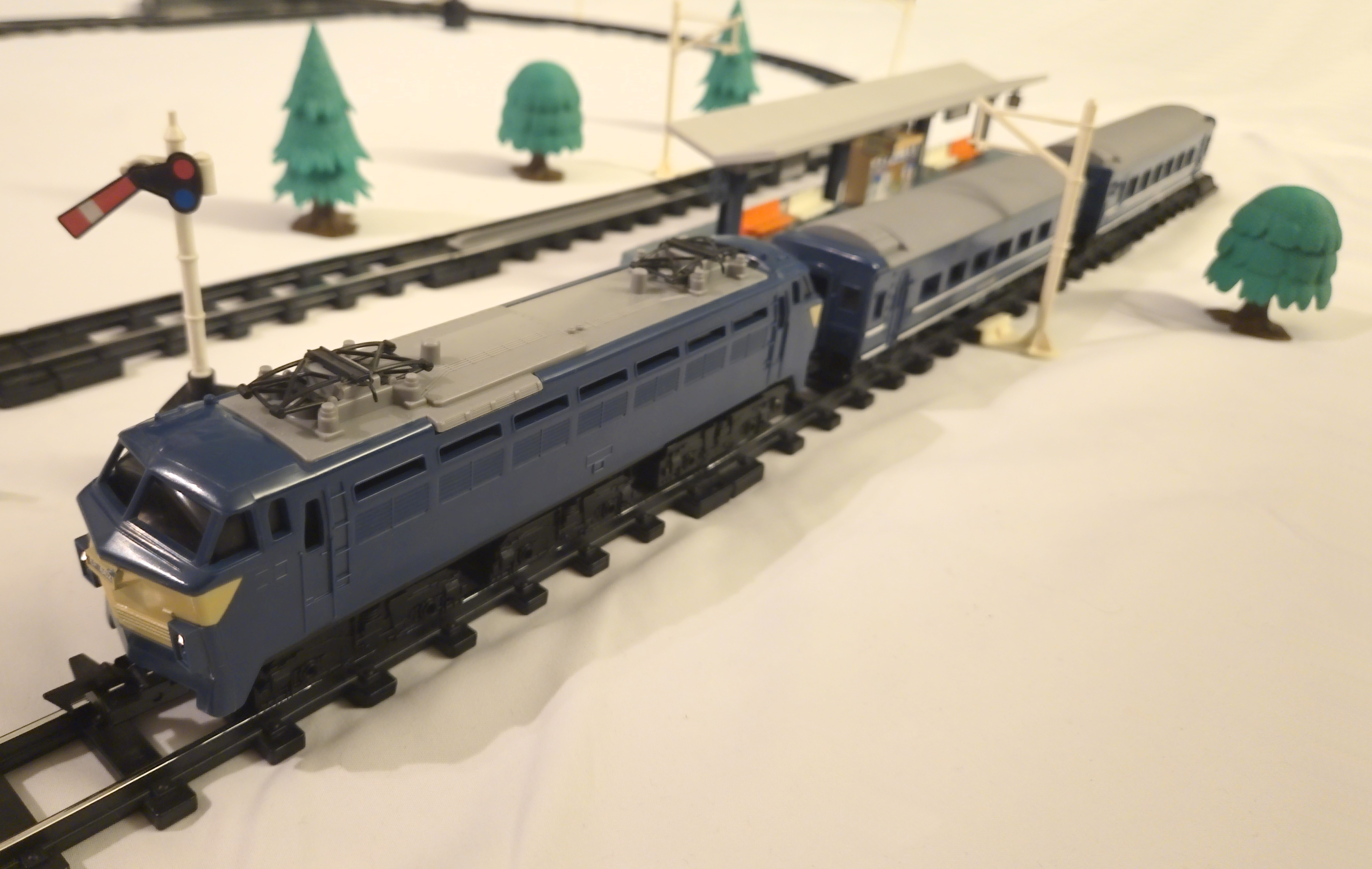 Tomy Super Rail Blue Train EF-66 Set
